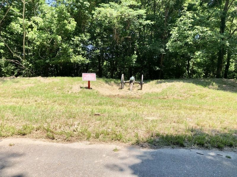<small>C.S.</small> Company D, Marker from Confederate Avenue. image. Click for full size.