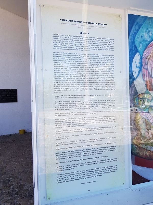 Quintana Roo, from Territory to State Marker image. Click for full size.