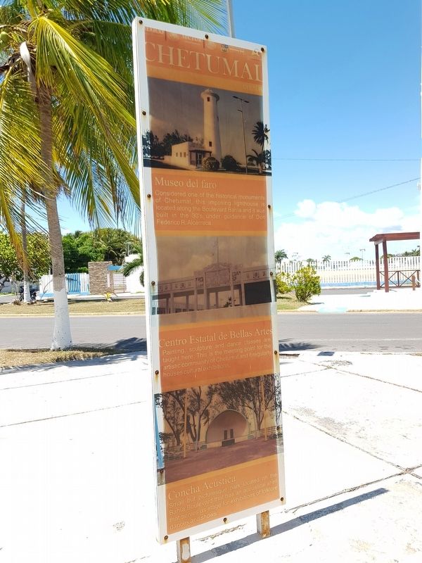 Chetumal Culture Marker English text. Click for full size. Chetumal Culture Marker English text image. Click for full size.