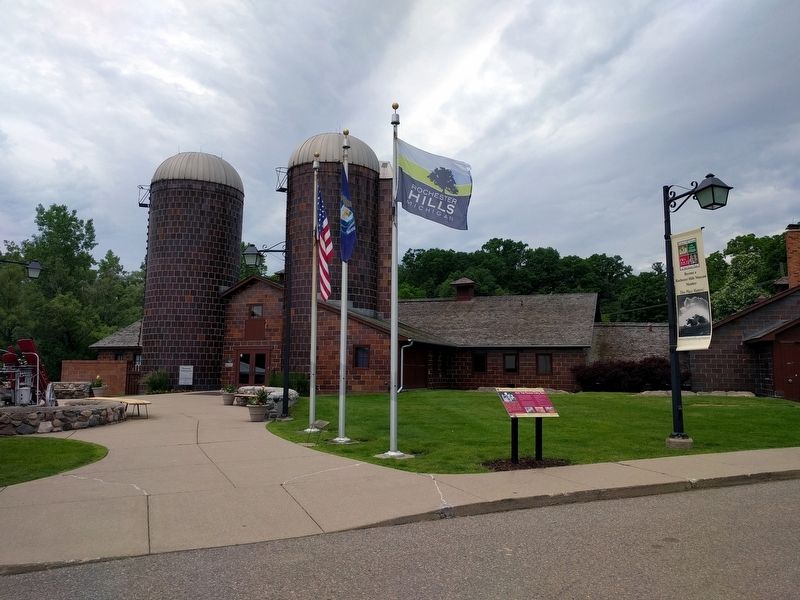 1927 Van Hoosen Dairy Barn and Marker. Click for full size. 1927 Van Hoosen Dairy Barn and Marker image. Click for full size.