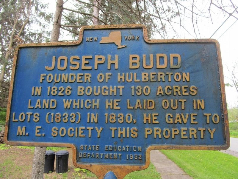 Joseph Budd Marker image. Click for full size.