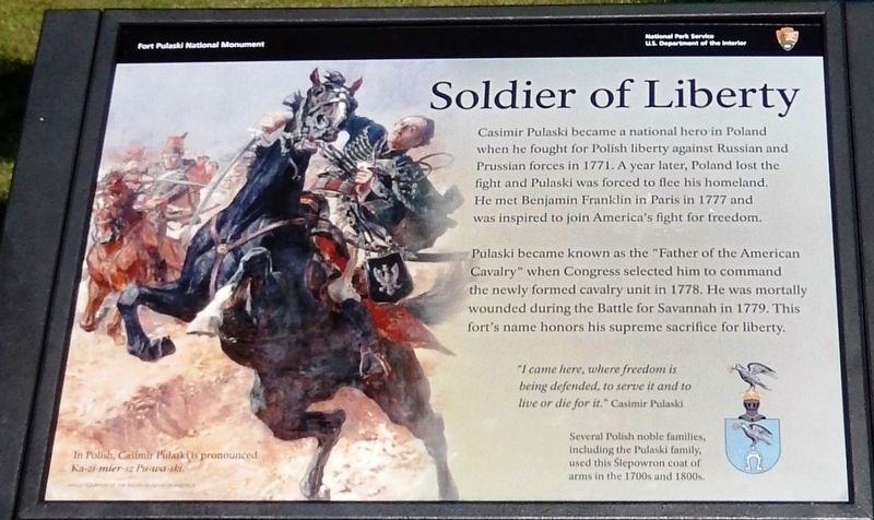 Soldier of Liberty Marker image. Click for full size.