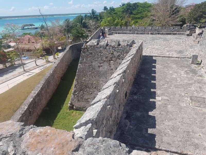 An interior view of the southeast bastion of San Felipe Fort image. Click for full size.