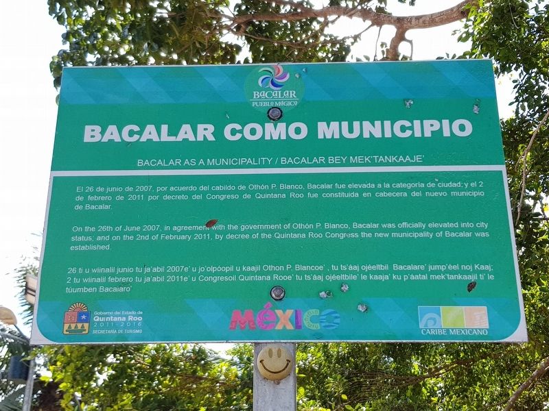 Bacalar as a Municipality Marker image. Click for full size.