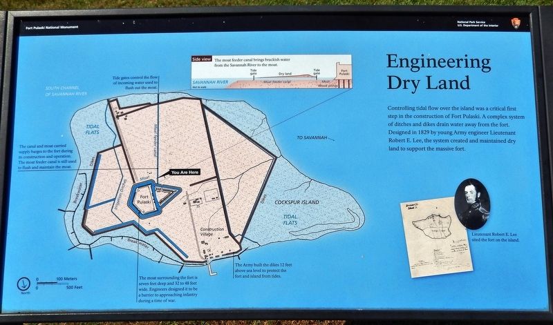 Engineering Dry Land Marker image. Click for full size.