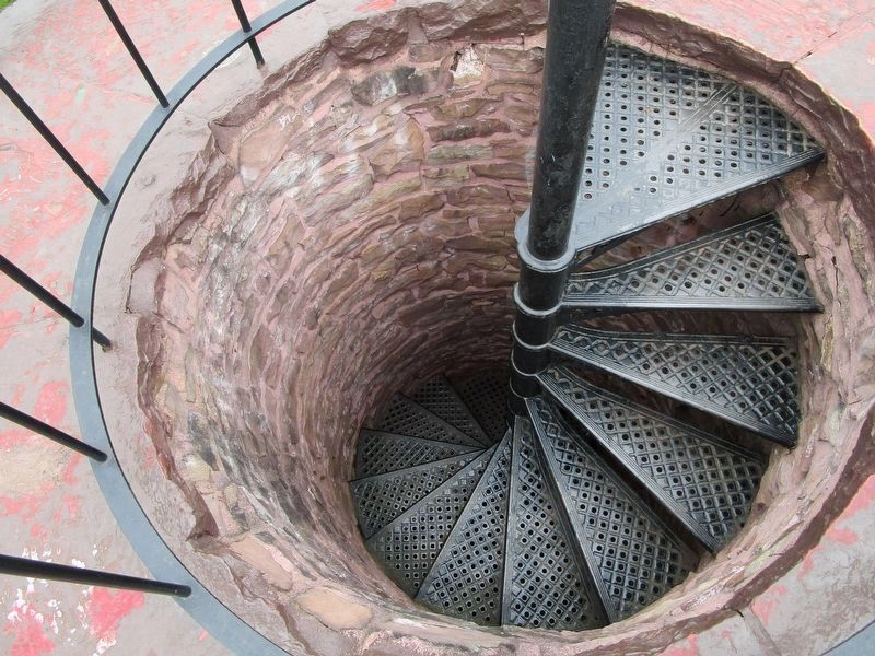 Tower Staircase Downward. Click for full size. Tower Staircase Downward image. Click for full size.