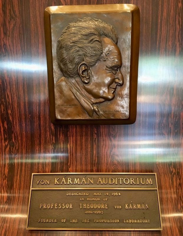 Theodore Von Karman Dedication image. Click for full size.