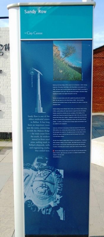 Sandy Row Marker image. Click for full size.