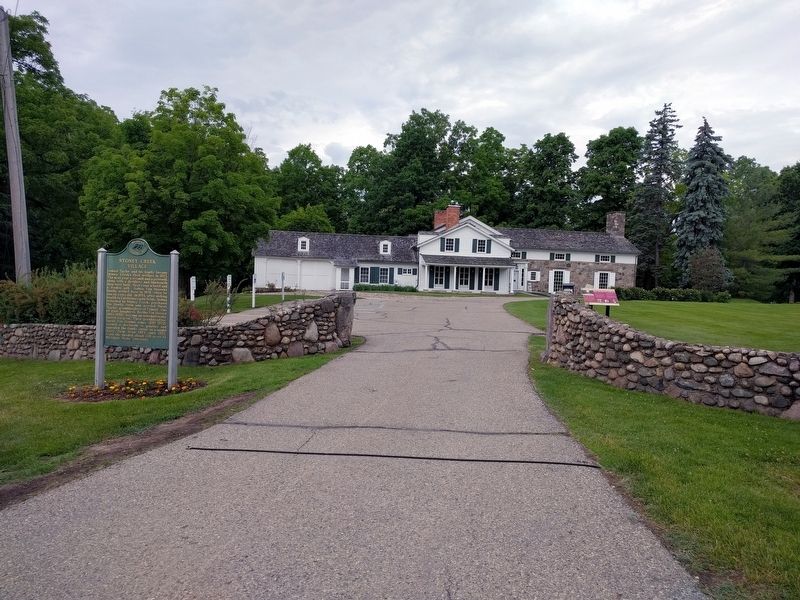 Stoney Creek Village Marker. Click for full size. Stoney Creek Village Marker image. Click for full size.