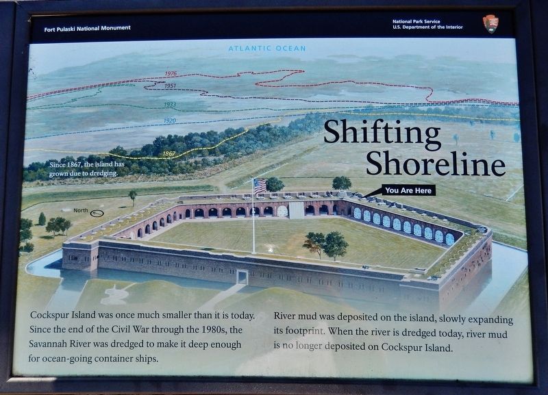 Shifting Shoreline Marker image. Click for full size.
