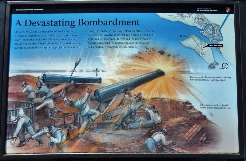 A Devastating Bombardment Marker image. Click for full size.