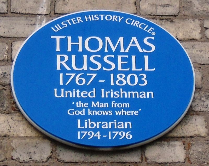 Thomas Russell Marker. Click for full size. Thomas Russell Marker image. Click for full size.
