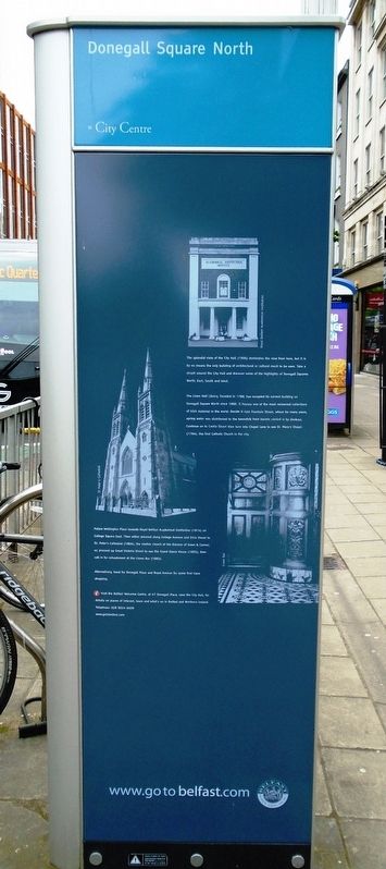 Donegall Square North Marker image. Click for full size.