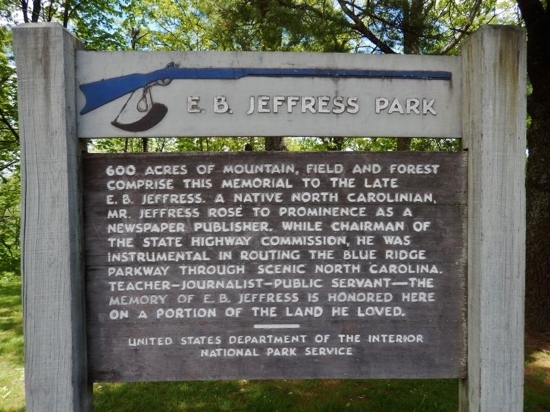 E. B. Jeffress Park Marker. Click for full size. E. B. Jeffress Park Marker image. Click for full size.