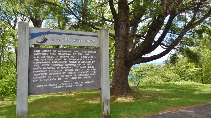 E. B. Jeffress Park Marker (<i>wide view</i>). Click for full size. E. B. Jeffress Park Marker (<i>wide view</i>) image. Click for full size.