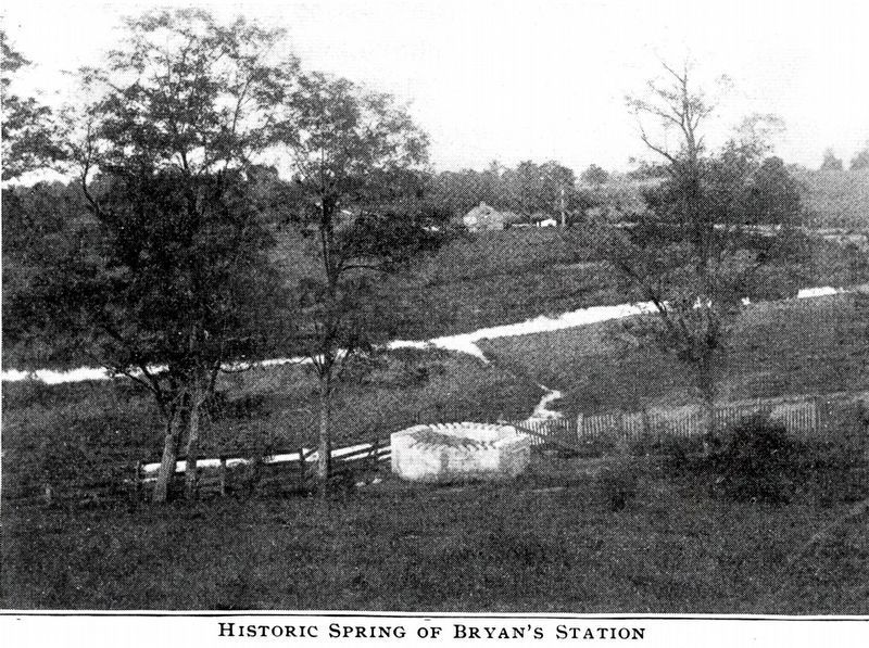 Historic Spring of Bryan's Station image. Click for full size.