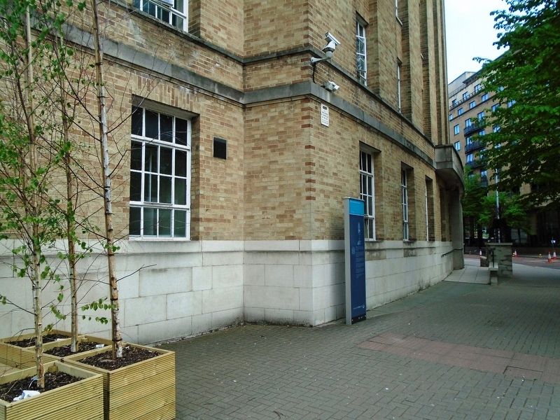 BBC Broadcasting House and Marker. Click for full size. BBC Broadcasting House and Marker image. Click for full size.