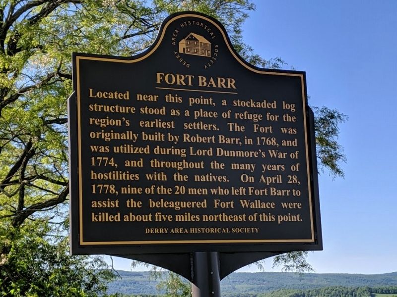 Fort Barr Marker image. Click for full size.