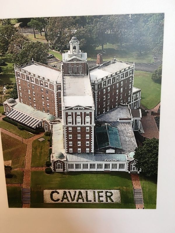 The Cavalier Hotel in the 1930s image. Click for full size.