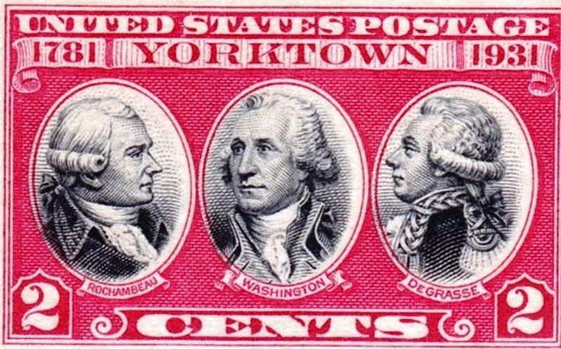Three Commanders Postage Stamp image. Click for full size.