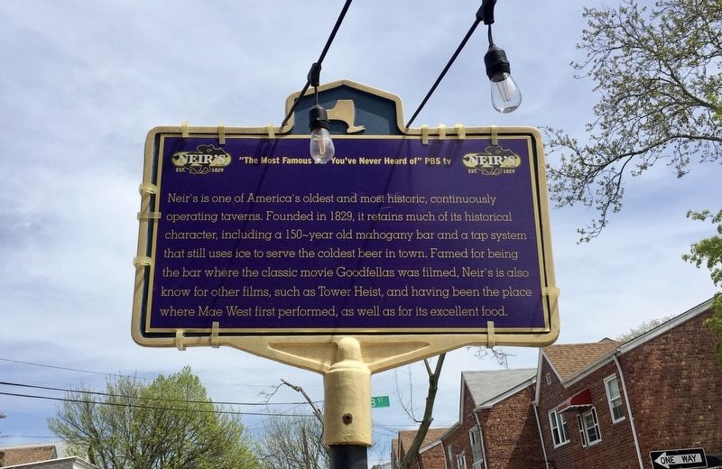 Neir's Tavern / Union Course Marker. Click for full size. Neir's Tavern / Union Course Marker image. Click for full size.