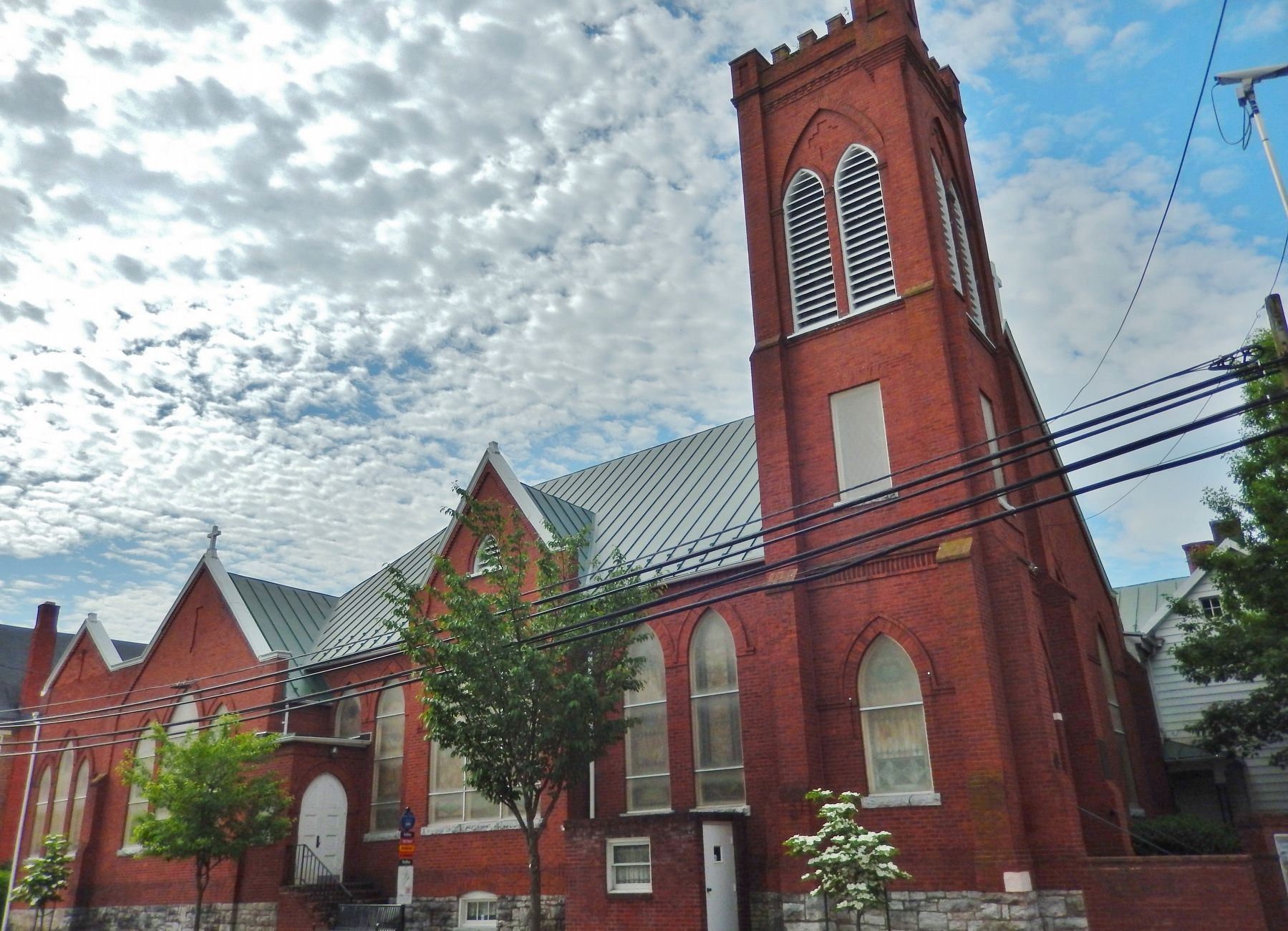 Centenary Reformed Church Marker (<i>north side view � from East Cork Street</i>) image. Click for full size.