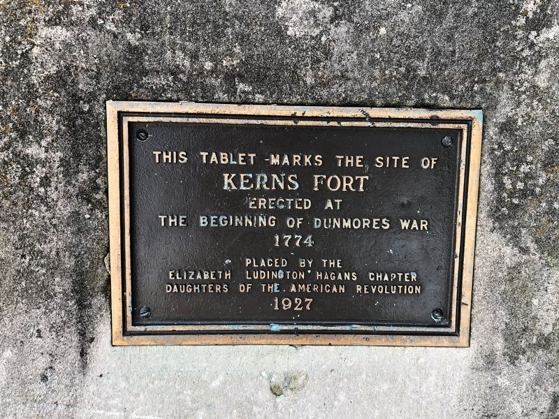 Kerns Fort Marker. Click for full size. Kerns Fort Marker image. Click for full size.