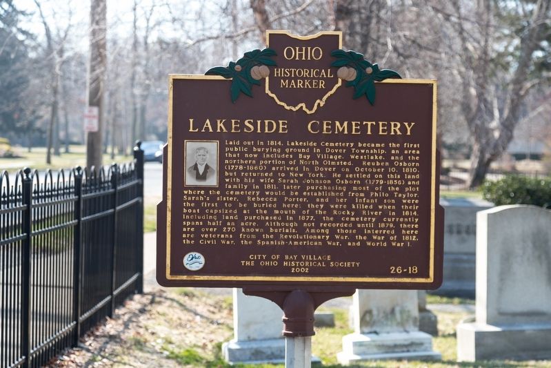 Lakeside Cemetery Marker image. Click for full size.