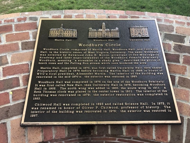 Woodburn Circle Marker image. Click for full size.