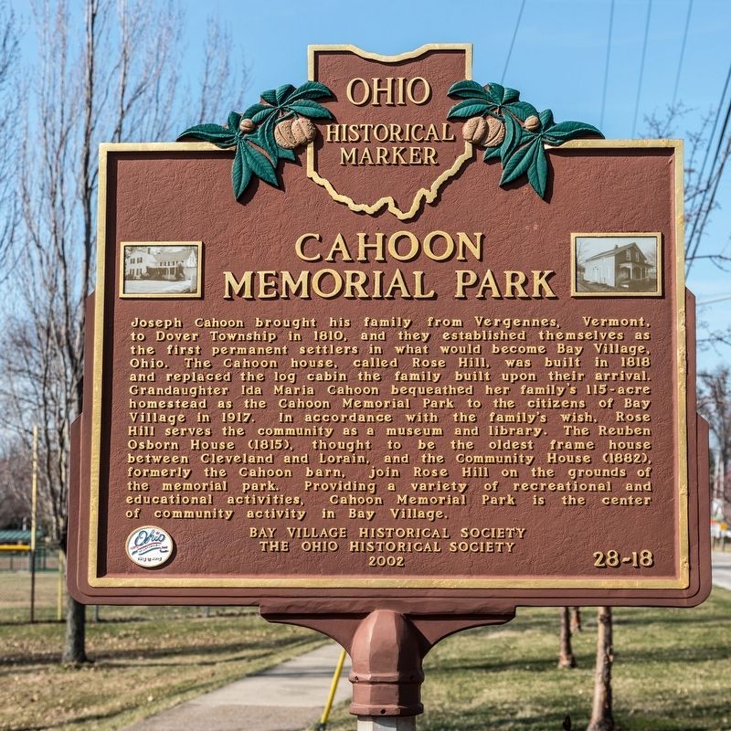 Calhoon Memorial Park Marker image. Click for full size.