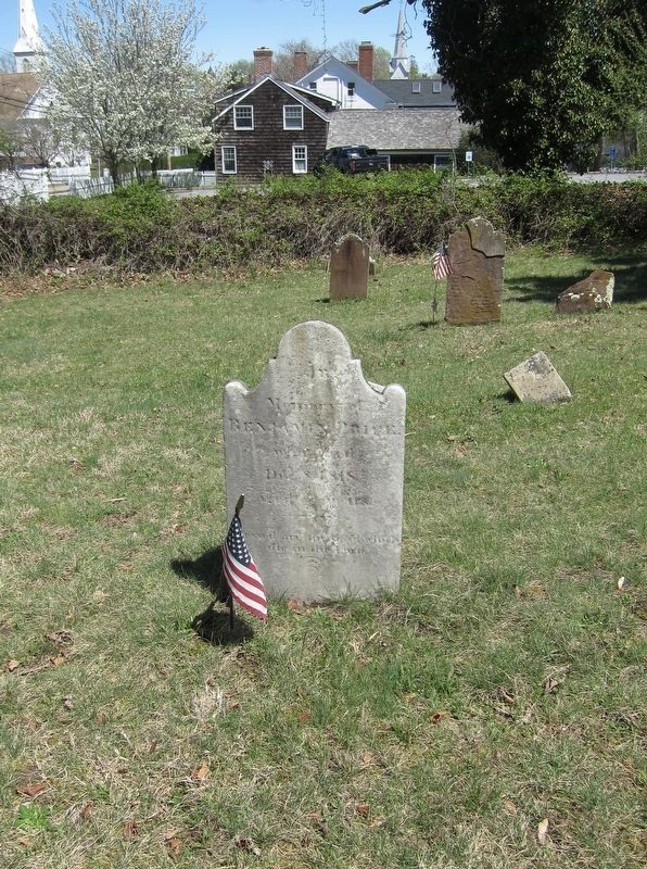Headstone for American Revolutionary War veteran Benjamin Price image. Click for full size.