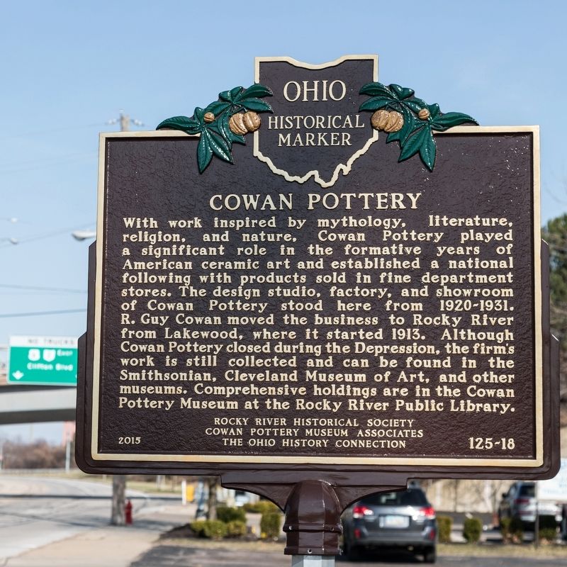 Cowan Pottery Marker image. Click for full size.