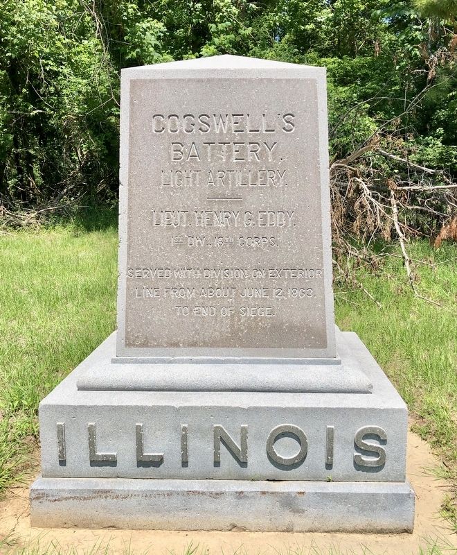 Illinois Cogswell's Battery. Marker image. Click for full size.