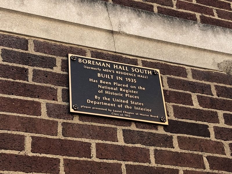 Boreman Hall South Marker image. Click for full size.