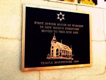 Temple Montefiore, Las Vegas, New Mexico Marker image. Click for full size.