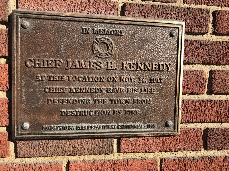 Chief James H. Kennedy Marker image. Click for full size.