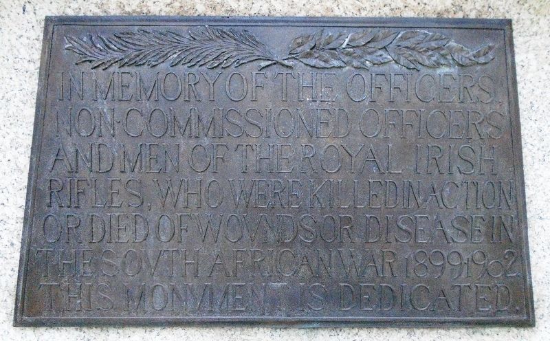 South African War Memorial Dedication image. Click for full size.