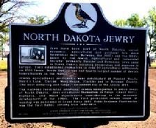 North Dakota Jewry Marker image. Click for full size.