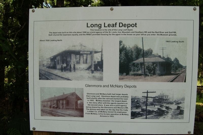 Long Leaf Depot Marker image. Click for full size.