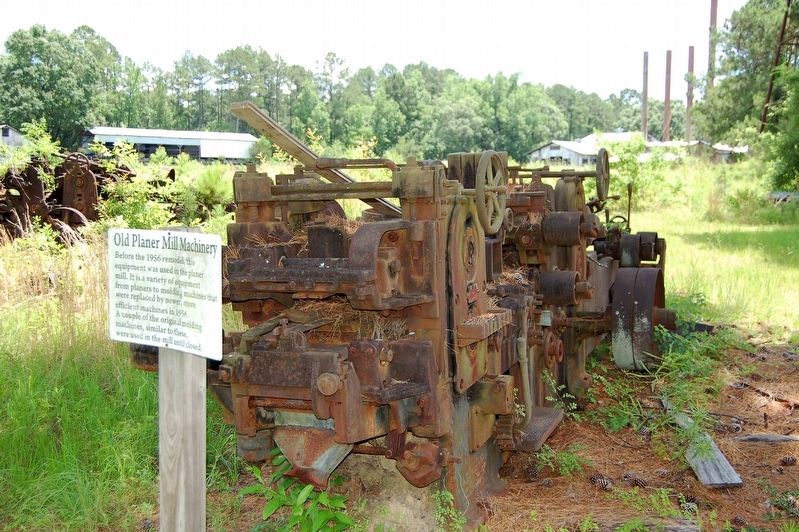 Old Planer Mill Machinery Marker image. Click for full size.