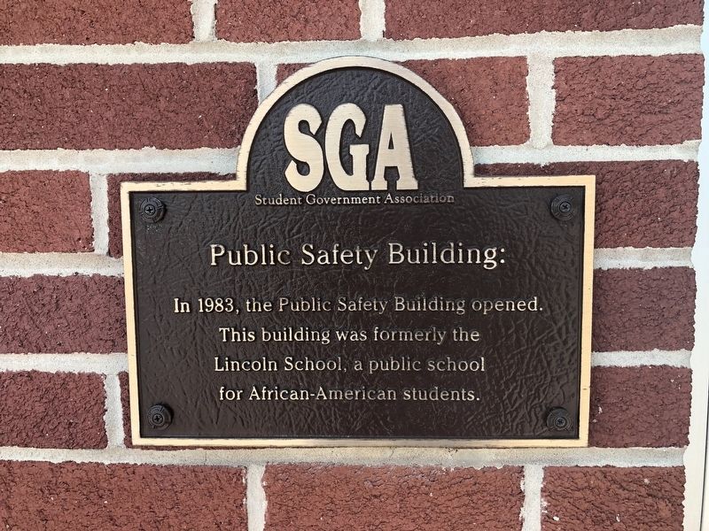 Public Safety Building Marker image. Click for full size.