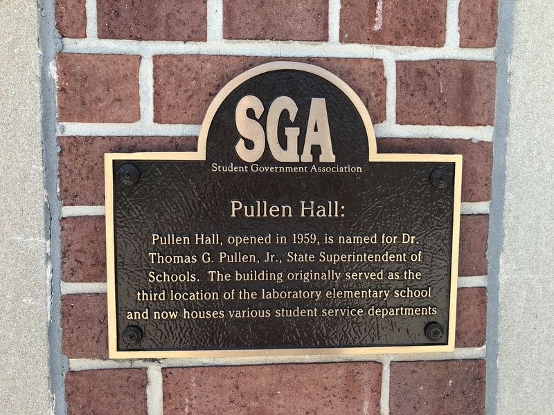 Pullen Hall Marker image. Click for full size.