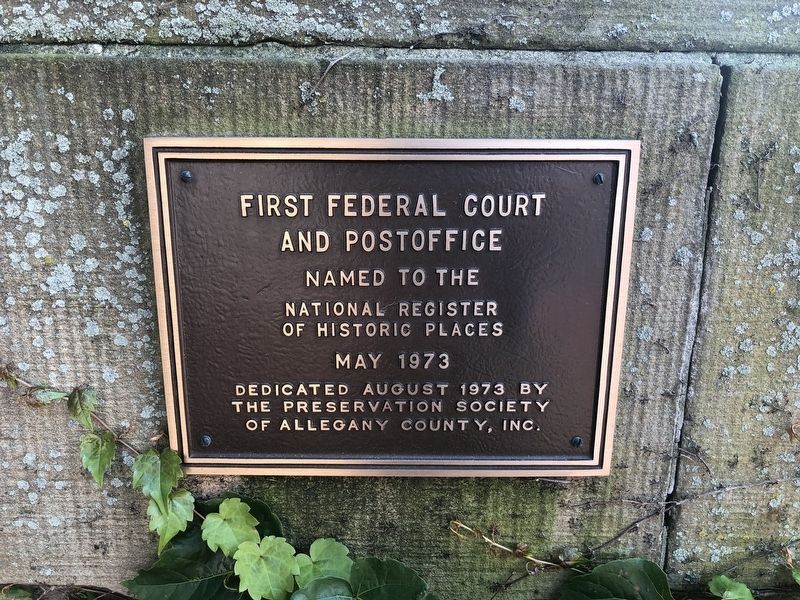 First Federal Court and Postoffice Marker image. Click for full size.