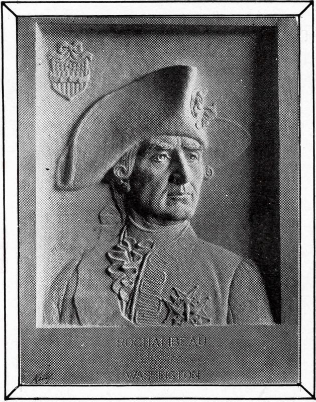 Bust of Rochambeau<br>by James E. Kelly, 1912 image. Click for full size.