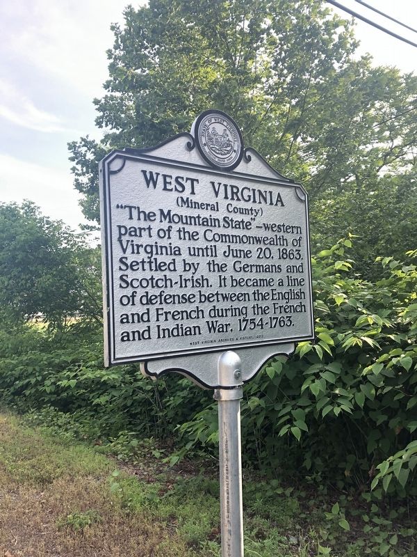 West Virginia Marker image. Click for full size.