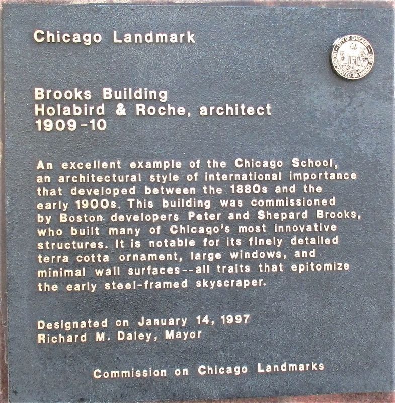 Brooks Building Marker image. Click for full size.