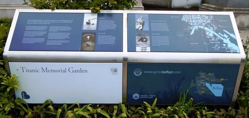 Titanic Memorial Garden Marker image. Click for full size.