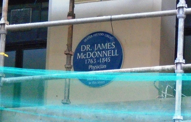 Dr. James McDonnell Marker. Click for full size. Dr. James McDonnell Marker image. Click for full size.