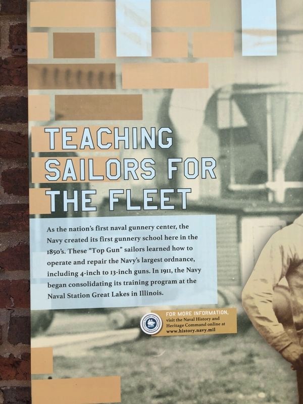 Teaching Sailors for the Fleet Marker. Click for full size. Teaching Sailors for the Fleet Marker image. Click for full size.