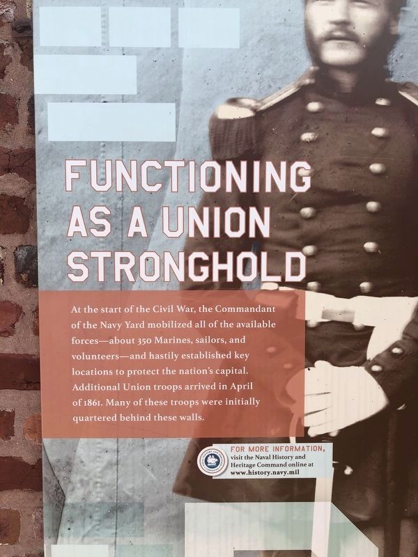 Functioning as a Union Stronghold Marker image. Click for full size.
